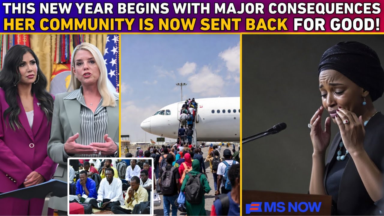 Ilhan Omar CRIES On MS NOW After REMOVED From Congress & THOUSANDS Of Her Somali Friends SENT BACK