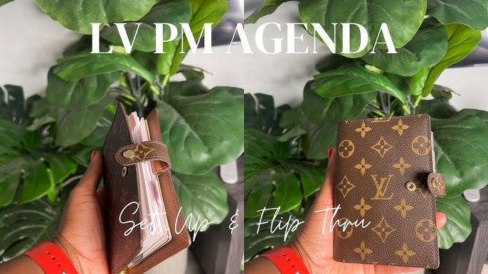 2023 PLANNER SET UP  LOUIS VUITTON PM AGENDA 