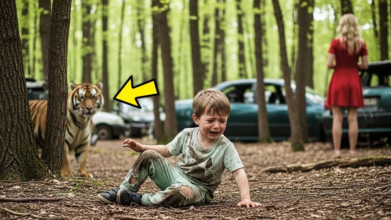MILLIONÄRIN WITWE lässt FIEBERKRANKEN JUNGEN wegen ERBES im WALD, doch TIGER taucht aus SCHATTEN…