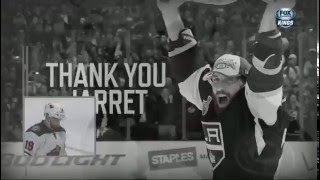 L.A. Kings pay tribute to Jarret Stoll