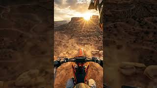 Hollywood Bike Jump off Washington Mountain — Extreme POV Action #BikePOV#HollywoodStyle#ExtremeJump