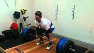 160kg Clean Pull at 80kg BW - Arron