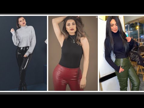 من الأكثر جرأة فنانات تألقن بـ البنطلون الجلد فى شتاء 2020 