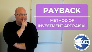Celebrity A level Business Revision - Payback Method of Investment Appraisal Profile