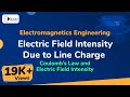 Electric Field Intensity Due to Line Charge - Electromagnetic Theory
