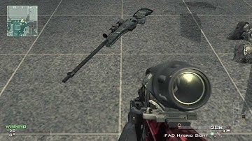 MW3 Glitches: Unlimited Ammo on HAMR/Hybrid Scoped Guns
