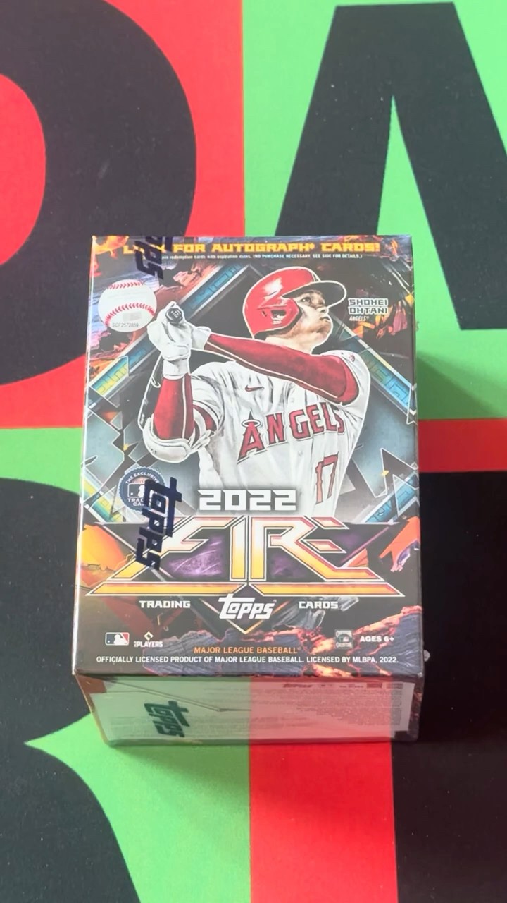 2022 Topps Fire MLB Baseball Blaster Box Preview!⚾ - YouTube