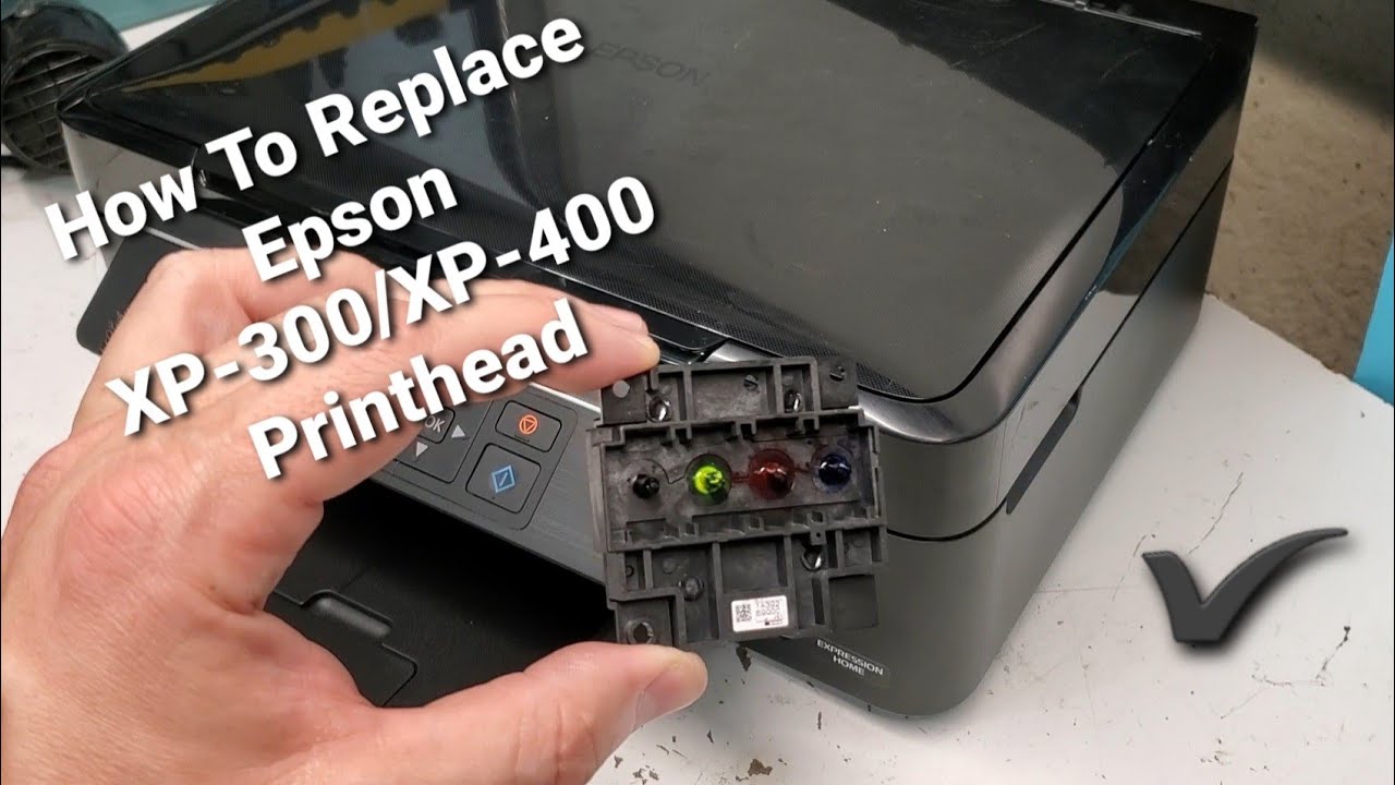 undulate husdyr lytter How to Remove Epson Printhead XP-300 XP-400 XP-330 NX230 XP-410 XP-430 -  YouTube