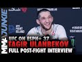 Tagir Ulanbekov dedicates win to Khabib's father | UFC on ESPN+ 37 post-fight interview