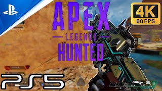 APEX LEGENDS hunted ps5 gameplay || 4k 60 fps