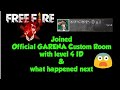GARENA FREE FIRE OFFICIAL CUSTOM | LEVEL 4 ID | NO CHRAC SKILL SET | 500HP CUSTOM | NO LEGENDARY GUN