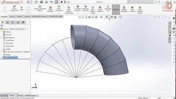 Sheet metal Elbow design in 10 min , with foll proof manufacturing  -solidworks