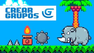 Crear grupos de objetos gdevelop5