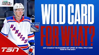 Any chance the Rangers get upset by final Wild Card team in the East?