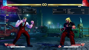 SFVAE v3.51: Cody tech (meaty V-skill)