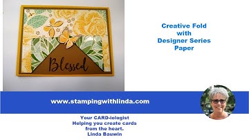 Creative Fold With Designer Series Paper