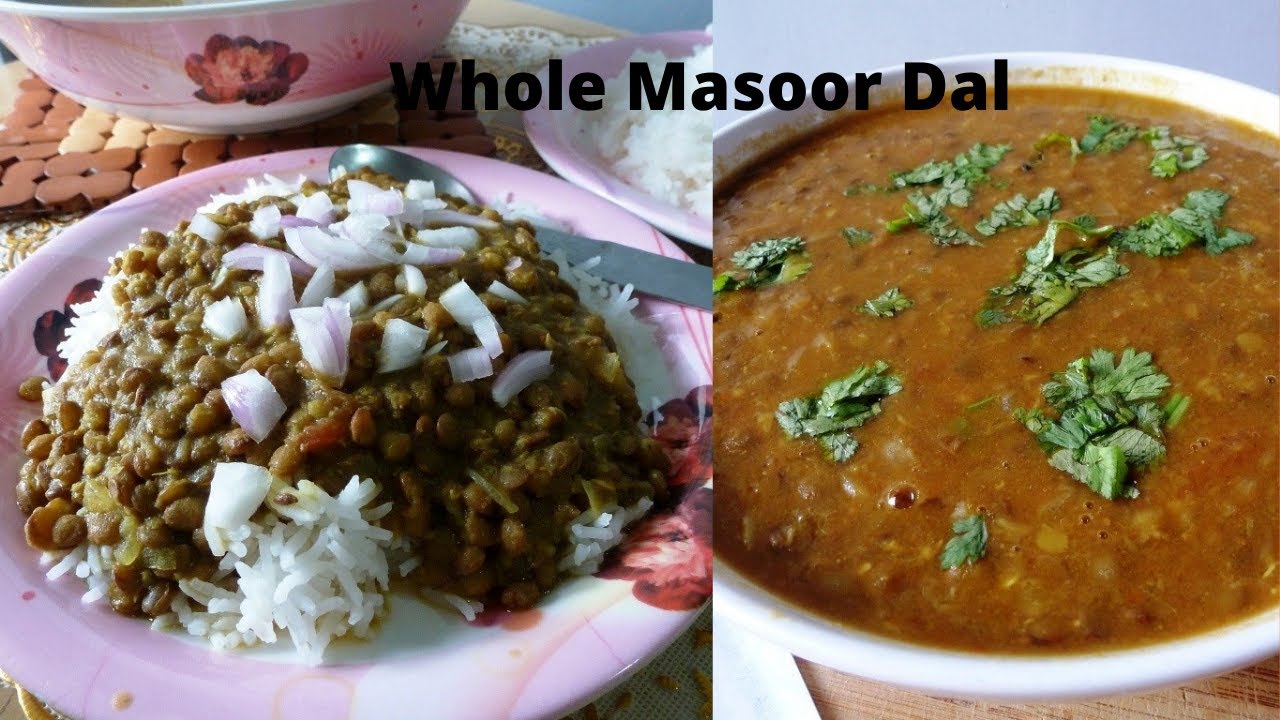 Whole masoor dal/ Malka masoor curry/Indian Lentil curry/Brown lentil recipe by healthically Kitchen | Healthically Kitchen