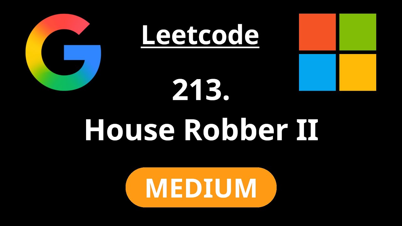 House Robber II - Leetcode 213 - Road to FAANG #9 - YouTube