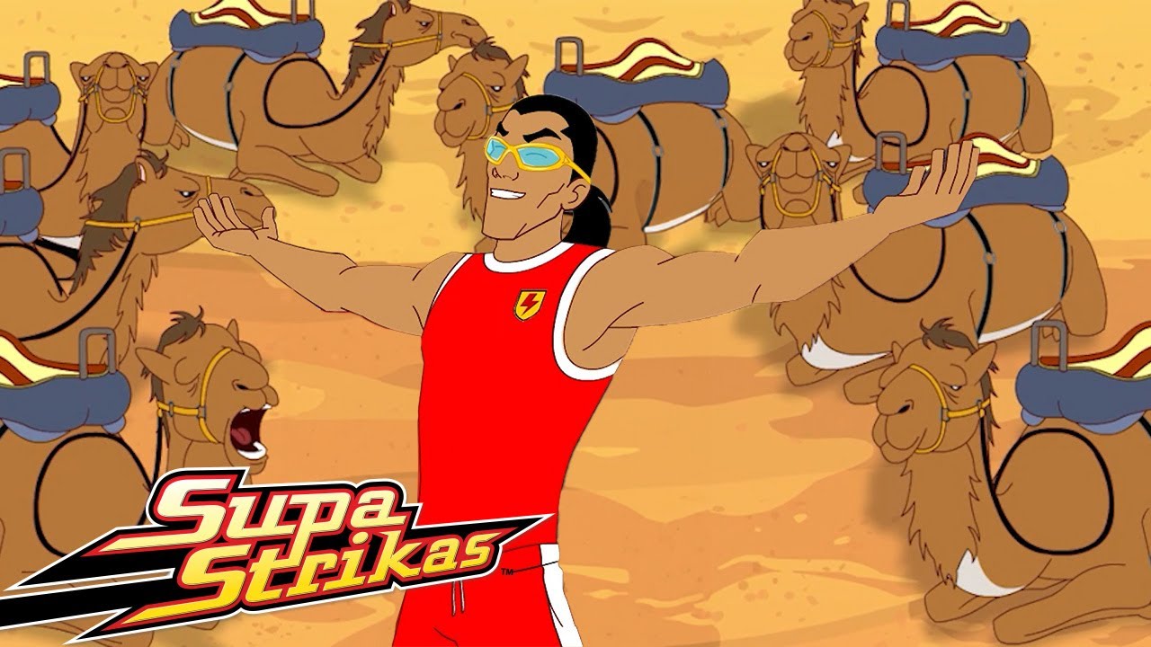 Movie Stars Gone Wild! Supa Strikas Desert Adventure | Supa Strikas Soccer Cartoon | Football Videos