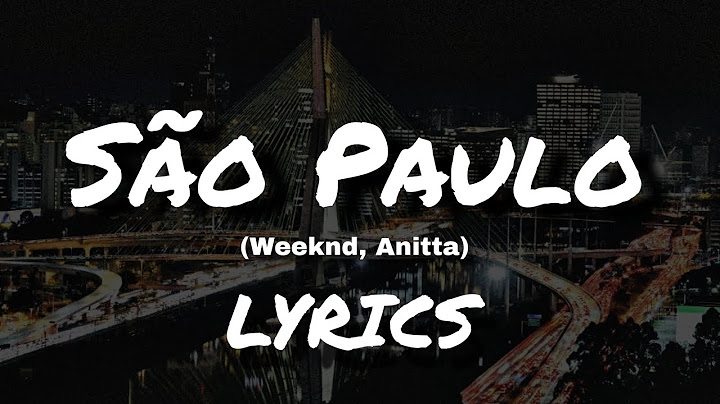 The Weeknd – São Paulo (Lyrics Video) | Aesthetic Edit by Avirenx