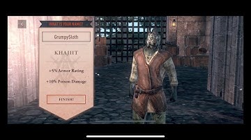 The Elder Scrolls episode 1 - The Elder Scrolls Blades - Intro Character Creation (iOS, Android)