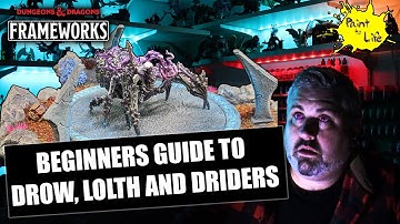 D&D Drow, Lloth and Driders - EXPLAINED. A DnD Frameworks Drider Lore & story video!