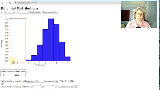 Math 243 Stapplet for Binomial Calculations