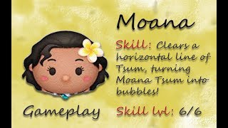 Line Disney Tsum Tsum - Moana SL 6 Gameplay! screenshot 3
