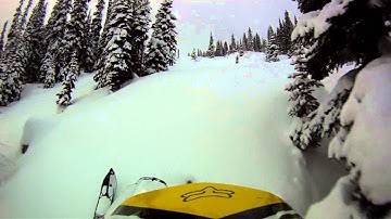 Deep Snow on Polaris Pro RMK