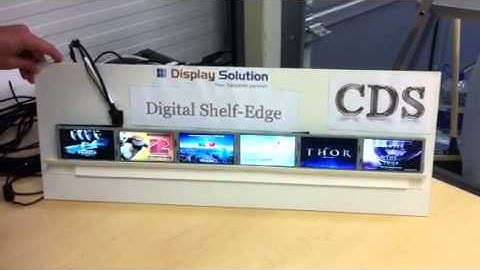 CDS Digital Shelf Edge TFT Display marketing system