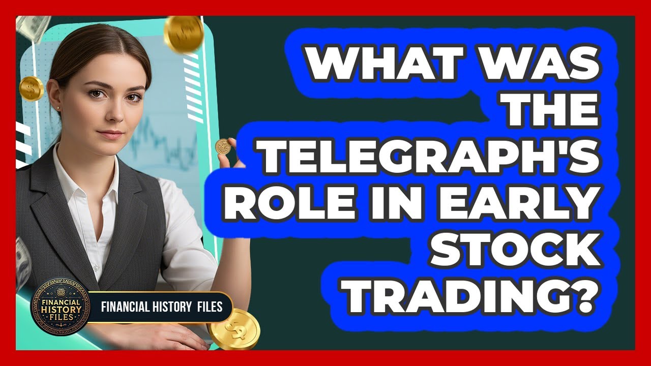 What Was The Telegraph's Role In Early Stock Trading?