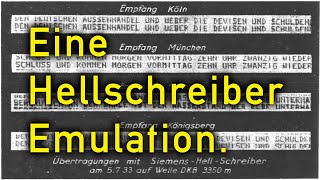 A small Hellschreiber link
