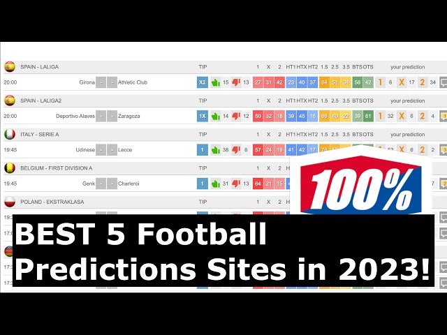 Top 5 Football Prediction Sites - Programming Insider