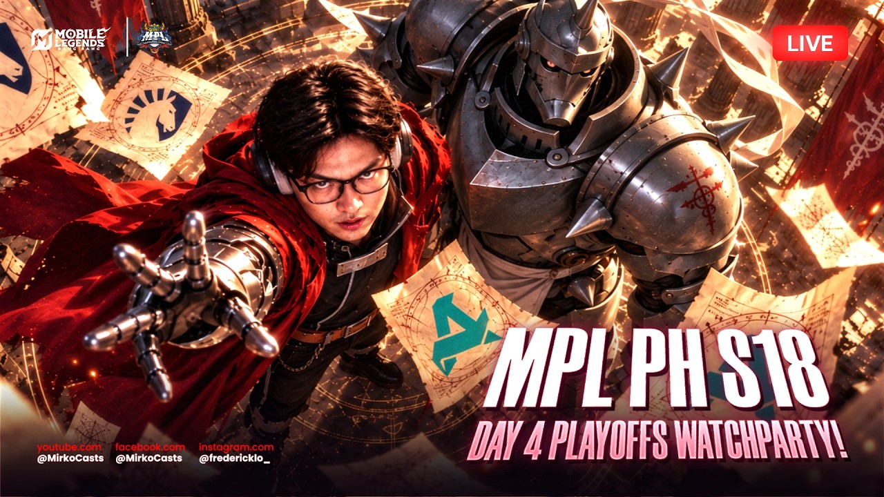 AURORA vs TLPH! MIRKO MPL PH S18 PLAYOFFS WATCH PARTY! DAY 4