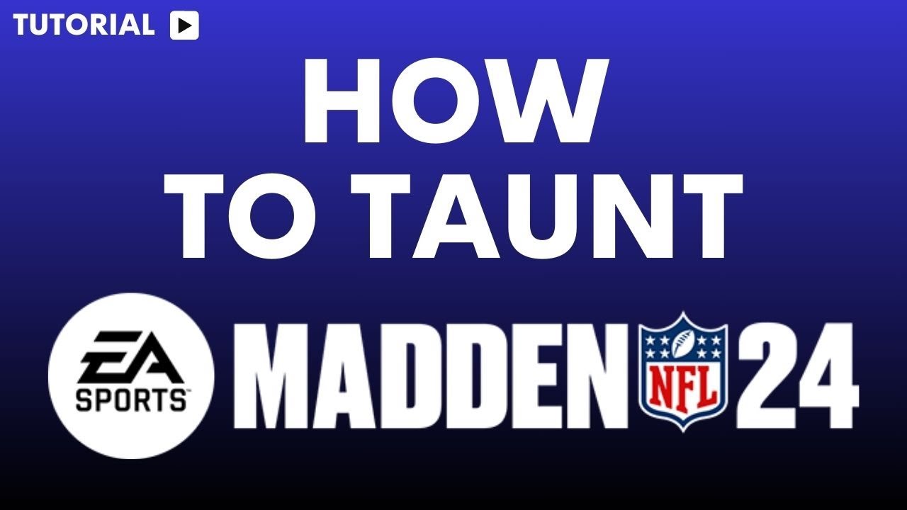 How To Taunt In Madden 24 YouTube how-to-taunt-in-madden-24-youtube