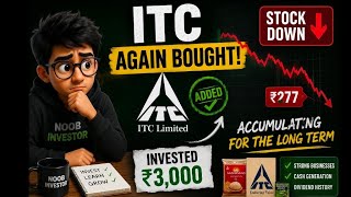 ITC Stock Is Down… So I Bought More! ₹3,000 Invested