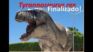 Tyrannosaurus rex - Escultura finalizada