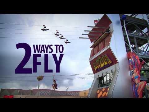 Fly SlotZilla, the World's Ultimate Zipline in Las Vegas