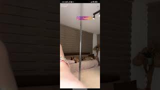 Turkish Girl yazgulu Twerk Pole Dance on Bigo Live