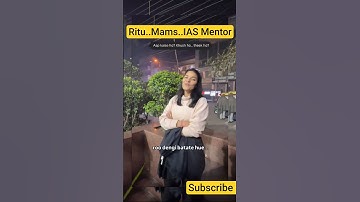 Upsc motivation👍Ritu Mams  #shorts #viral #upsc #mpsc #ias #iips #study #trending #flyxo