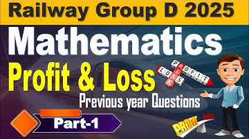 Profit & loss Part 1 | Railway group d mathematics previous Year Questions for all by SRINIVASMech