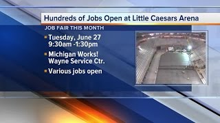 Workers Wanted: Hundreds of jobs open at Little Caesars Arena