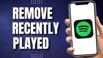 How To Delete Or Remove Recently Played On Spotify (2023)