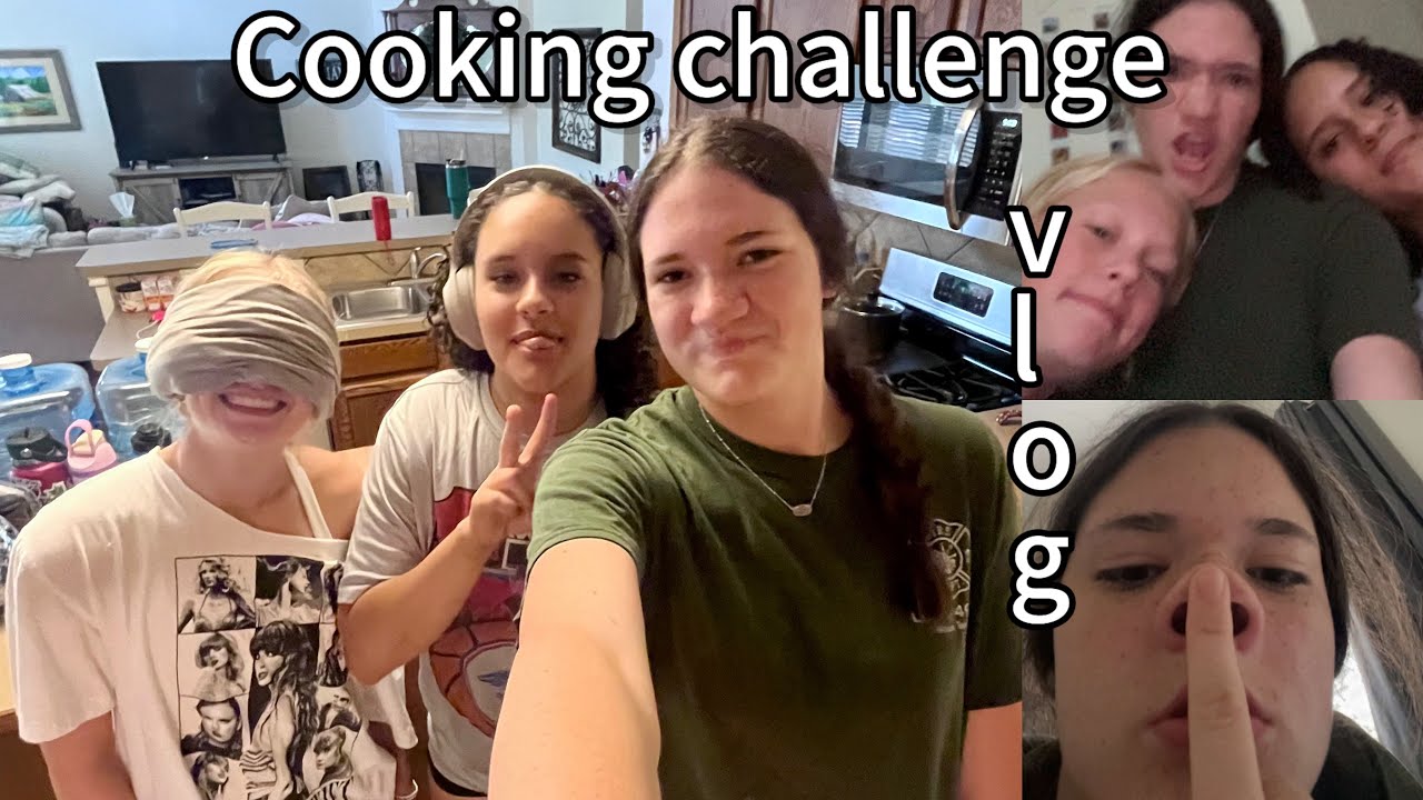 Cooking challenge w our first guest!! - YouTube