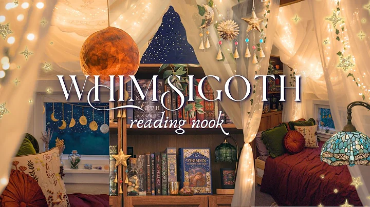 Magical Reading Nook Makeover ✨ Cozy Whimsigoth & Practical Magic Inspired Room Makeover