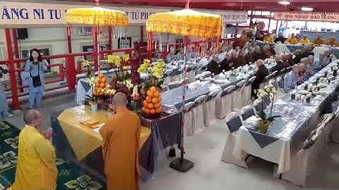 Lời tác bạch cúng dường tại khóa An Cư Kiết Hạ tại tu viện Pháp Vương (6/13/2022)