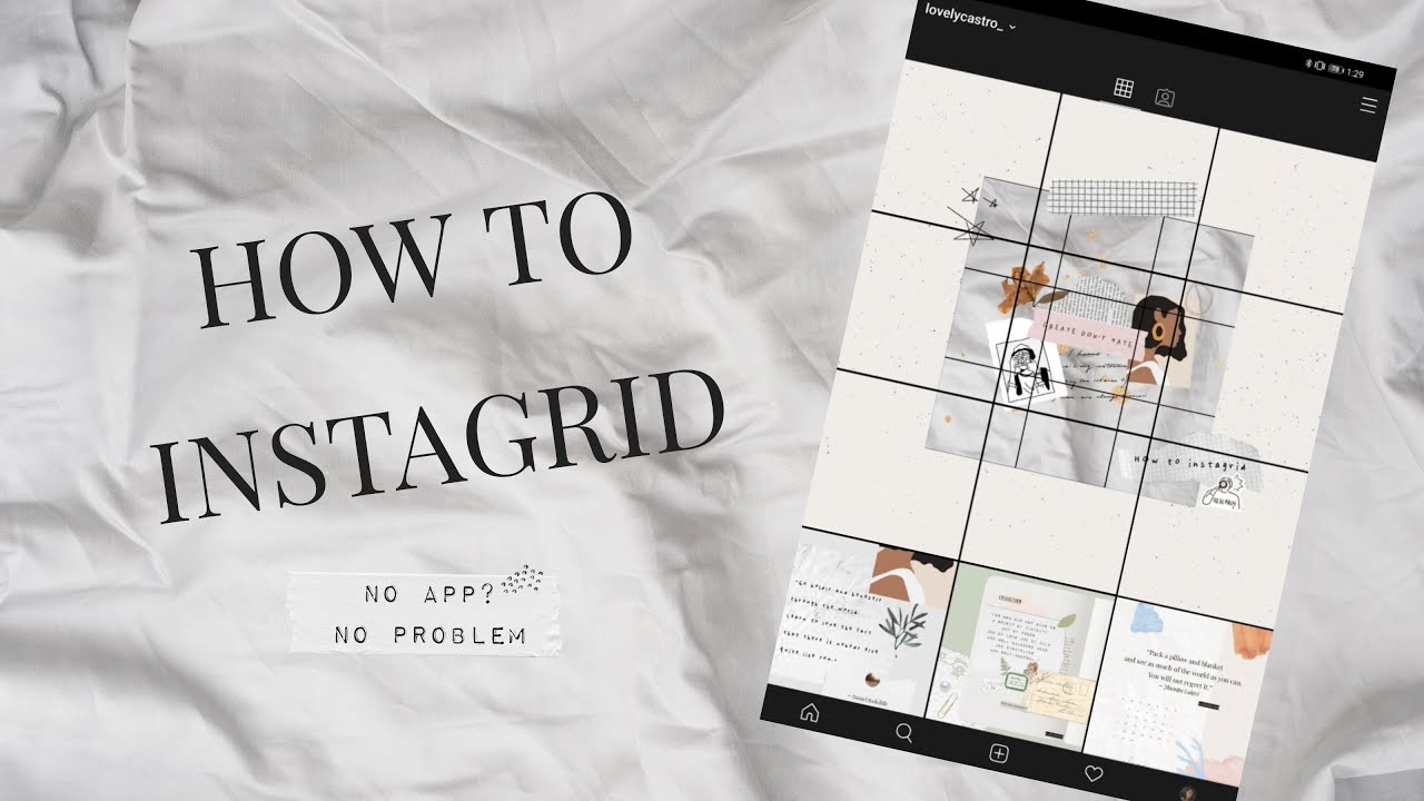 how to make 9 big cut picture for Instagram +