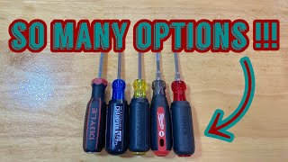 ARE ALL SCREWDRIVERS THE SAME !?!?!?! Milwaukee, Klein Tools, Ideal, DoyleHarbor Freight.