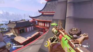 Unknown Junkrat flank route on Hanamura