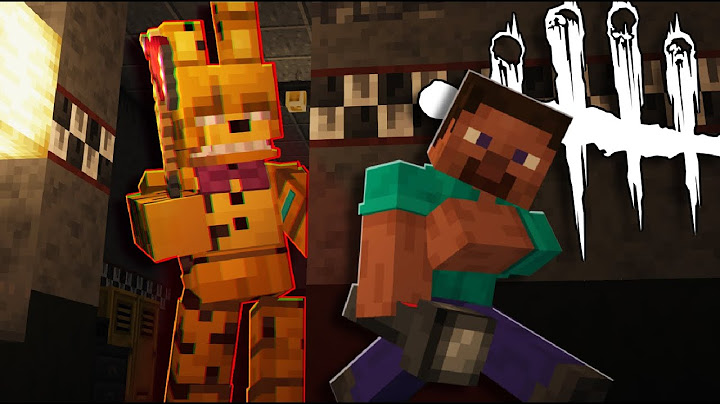 I Made DEAD BY DAYLIGHT x FNAF In Minecraft (before it came out)